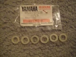 Yamaha Snowmobile Phazer/enticer/ovation/bravo Primary Plate Washers (6) Nos!. Fixed Price $8.95.