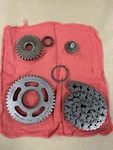 08-20 Ski-doo Mxz-x Drive Chain & Sprockets P/n 504152630, 504152593, 504148400. Fixed Price $50.00.