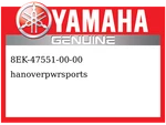 Yamaha Oem Part 8EK-47551-00-00 Housing, Front Axle. Fixed Price $11.99.