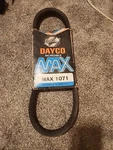Nos Dayco MAX1071 Snowmobile Drive Belt. Fixed Price $44.99.