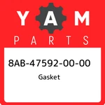 8AB-47592-00-00 Yamaha Gasket 8AB475920000, New Genuine Oem Part. Fixed Price $39.43.