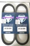 Set Of 2 Advantage By Kimpex KP138-4340 Snowmobile High Performance Drive Belt. Fixed Price $30.00.