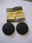 Suzuki Snowmobile SM10/SM11/SM20/SM21/SM30/SM40 Bogie Wheel Caps (2) Nos!. Fixed Price $8.75.
