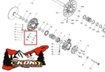 Ski-doo GEN4 P-drive Clutch Torque Roller Kit 53-22573. Fixed Price $172.95.