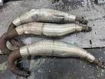 Yamaha Srx 600 Exhaust Pipe Middle Set 8DF-14620-00-00 8DF-14610-00-00 RW5937. Fixed Price $279.50.