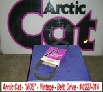Arctic Cat Snowmobile Drive Belt # 0227-016 Vintage. Fixed Price $45.00.