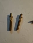 Arctic Cat 0623-317 Ribbed Dropcase Stud Gold (2 For $16) Nos Oem AC81. Fixed Price $16.00.