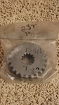 Snowmobile Top Gear Sprocket 23T Tooth 15W 13 Spline 7/8" Shaft Diameter Nos. Fixed Price $12.50.
