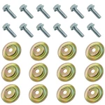 Caltric 7518529 And 7556065 Skid Plate Screw Bolt W/ Washer For Polaris 12 Set. Fixed Price $22.00.
