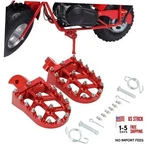 Funparts Mini Bike Pegs Footrest Bracket Set Mx Style Cnc For CT200U Red. Fixed Price $41.84.
