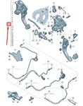 Volkswagen Golf 5G MK7 Clutch Pedal Mechanism Lhd 5Q21059HP New Oem. Fixed Price $656.04.