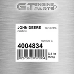 4004834 Clutch Fits John Deere (surplus Open Box). Fixed Price $3746.51.
