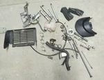 2008 Yamaha Fx Nytro Mtx, Lot Of Misc Nuts Axles Bolts And Bracket (OPS1056).. Fixed Price $25.34.