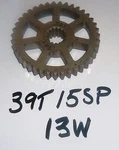 Polaris Pure Oem Used Or Nos Snowmobile Lower Chain Case Gear 39T 15 13W. Fixed Price $24.95.
