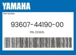 Yamaha Genuine Pin, Dowel 93607-44190-00. Fixed Price $16.46.