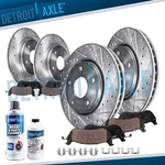 Front & Rear Drilled Brake Rotors Ceramic Pads Kit Saab 9-2X Subaru Forester. Fixed Price $179.49.