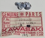 Nos Genuine Kawasaki KX500 KX80 A1 A7 Ss Countersunk Screw Parts Oem 221B0610. Fixed Price $8.98.