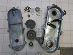 Vintage 73 Ski Doo Tnt Silver Bullet 340 Snowmobile Gears. Fixed Price $119.99.
