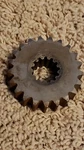 Snowmobile Top Gear Sprocket 21T Tooth 15W 13 Spline 7/8" Shaft Diameter Nos. Fixed Price $12.50.