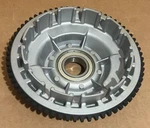 Harley 80" Evo Softail Fxr Flt Clutch Drum Assembly With Gear & Bearing. Fixed Price $365.00.