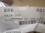 Arctic Cat Tigershark Oem New Bolt 0624-302 Qty Of #4618. Fixed Price $8.99.