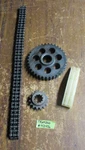 Vintage 77 Polaris Colt 250 S/s Snowmobile Chaincase & Gears Sprockets. Fixed Price $49.99.