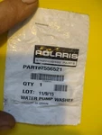 New Oem Polaris Water Pump Retainer 7556521. Fixed Price $9.47.