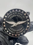 Zenith Reverse Gear Wreath 2.25 Metal Chip Emblem In Chrome And Gold(set Of 4). Fixed Price $85.00.