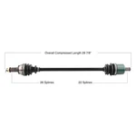 Tytaneum 813-0162 Oe Replacement Cv Axle Polaris Front Left And Right. Fixed Price $179.95.