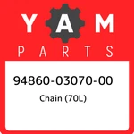 94860-03070-00 Yamaha Chain (70L) 948600307000, New Genuine Oem Part. Fixed Price $274.72.