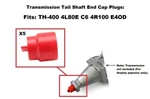 TH400 & 4L8OE Transmission Tail Shaft Plugs! For Classic Gm Buick Chevy Olds Etc. Fixed Price $15.00.