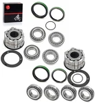 2SETS Front Wheel Hub Clutch Bearing Seals Kit For Polaris Scrambler 400 500 4X4. Fixed Price $153.95.