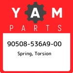 90508-536A9-00 Yamaha Spring, Torsion 90508536A900, New Genuine Oem Part. Fixed Price $15.26.
