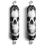 Dark Skull Ski-doo Bombardier Brp Shock Protector Covers Snowmobile (set Of 2). Fixed Price $28.90.