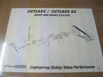 Vintage Snowmobile Polaris Cutlass Drive & Brake System 1980 Poster Nice Oem. Fixed Price $19.99.
