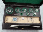 Wm Ainsworth No 15033 Calibration Set Gram Case Incomplete. Fixed Price $22.00.