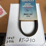 Dayco MAX1107 Snowmobile Drive Belt, Nos, Oem. Fixed Price $31.50.