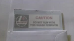 Vintage Rupp Snowmobile Belt Gaurd Decal Magnum Nitro Rally Sport American. Fixed Price $15.00.