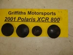 2001 Polaris Xcr 800 GEN2 Triple Trim Cover Hole Plug Clutch Access Rubber Round. Fixed Price $18.00.