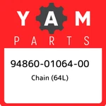 94860-01064-00 Yamaha Chain (64L) 948600106400, New Genuine Oem Part. Fixed Price $274.72.