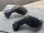 Vintage Ski-doo Olympic Tnt Nordic Clutch Belt Guards. Fixed Price $120.00.