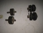 1996 Polaris Indy Sport Touring 440 Snowmobile Set Of Rubber Motor Mounts. Fixed Price $19.99.