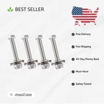 Heavy-duty 1/2" X 3" Bolt Set With Lock Nuts For Outboard Engine Certified. Fixed Price $16.99.