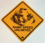 Skateboard Ramp Speed Unlimited - The Great Australian Road Sign Co Small. Fixed Price $9.95.