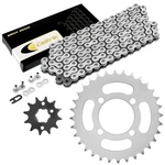 Drive Chain & Sprockets Kit Fits Yamaha Grizzly 04-12 White. Fixed Price $46.00.