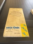 Hkk Chain 40-1R 10 240 Links (new Box) Old Stock. Fixed Price $21.21.
