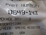 Arctic Cat Oem New Spring Spacer 0648-143 #10567. Fixed Price $7.99.