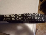 Arctic Cat Snowmobile Oem Drive Belt 0227-011. Fixed Price $49.95.