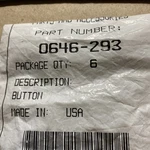 Oem Arctic Cat Snowmobile Drive Clutch Torque Buttons 1 Set Of 6) 0646-293. Fixed Price $35.00.