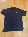 Stained Minnesota Wild Polo Shirt Starter Black Short Sleeve Men Xl. Fixed Price $7.46.